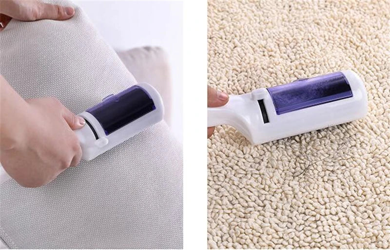 Brosse de nettoyage électrostatique pour vêtements, poussière, poils d'animaux, balai à aspiration pour la maison, le bureau, les voyages