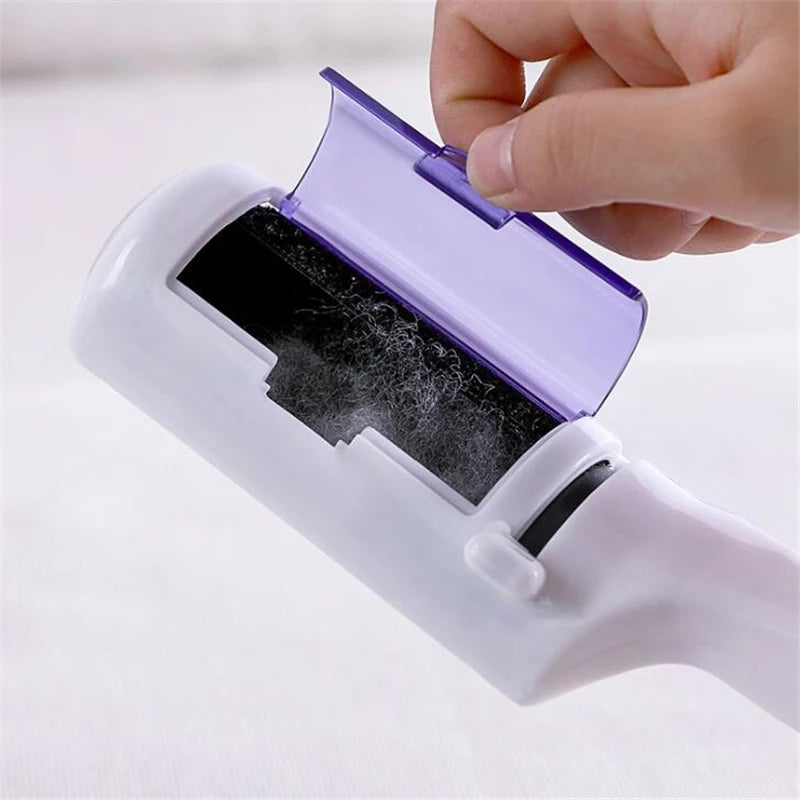 Brosse de nettoyage électrostatique pour vêtements, poussière, poils d'animaux, balai à aspiration pour la maison, le bureau, les voyages