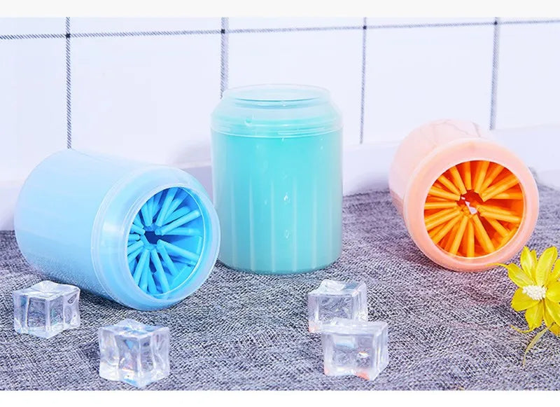 Paw Plunger Pet Paw Cleaner Soft Silicone Foot Cleaning Cup Portable Cats Dogs Paw Clean Brush Home Practical Supplies