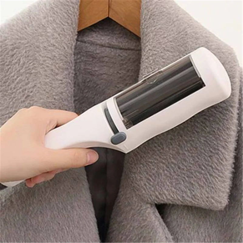 Brosse de nettoyage électrostatique pour vêtements, poussière, poils d'animaux, balai à aspiration pour la maison, le bureau, les voyages